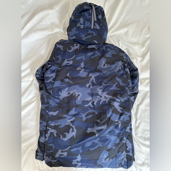 [Canada Goose Blue Military-Style Jacket] - Picture 2 of 3